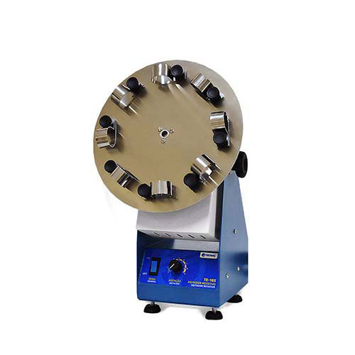 54673. AGITADOR DE TUBOS TIPO CARRUSEL MOVIMIENTO ROTATIVO 360°, 0-45RPM ANALOGICO 127V TECNAL