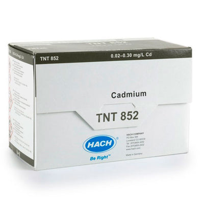 54871. REACTIVO P/CADMIO TNTPLUS (0.02-0.30MG/L) C/25 PRUEBAS HACH