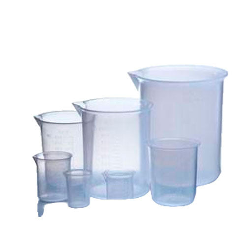 24542. VASO DE PRECIPITADO DE POLIPROPILENO 100ML GRADUADO PAQUETE C/5 PIEZAS MEGALAB