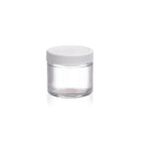 17640. TARRO DE VIDRIO CLARO 60ML C/TAPON FENOLICO NEGRO DE POLIPROPILENO Y REVESTIMIENTO DE PVC PAQUETE C/5 PIEZAS - WHEATON