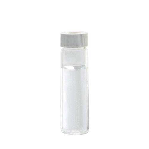 22082. VIAL VIDRIO CLARO 40ML 28X98MM C/TAPA TEFLON BLANCA C/72 WHEATON