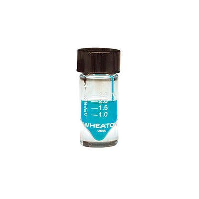 52050. VIAL VIDRIO CLARO 3ML, 20X50MM C/TAPON FENOLICO NEGRO Y REVESTIMIENTO DE CAUCHO/TEFLON 14B C/12 NEXTGEN -WHEATON