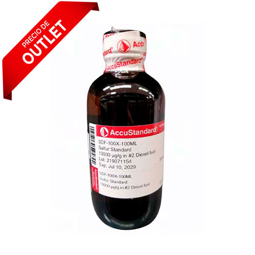 11381.STD AZUFRE 10000UG/G EN COMBUSTIBLE DIESEL #2 100ML - ACCUSTANDARD