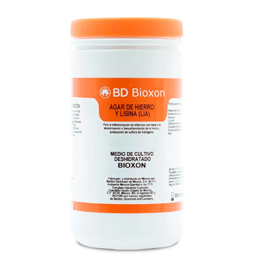 50479. AGAR HIERRO Y LISINA 450GR REGISTRO SANITARIO 0034R83 SSA - BIOXON