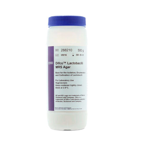 5553. AGAR LACTOBACILOS MRS 500GR - DIFCO