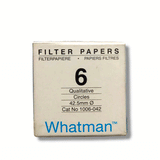 22204.  PAPEL FILTRO #6 4.25MM C/100 WHATMAN