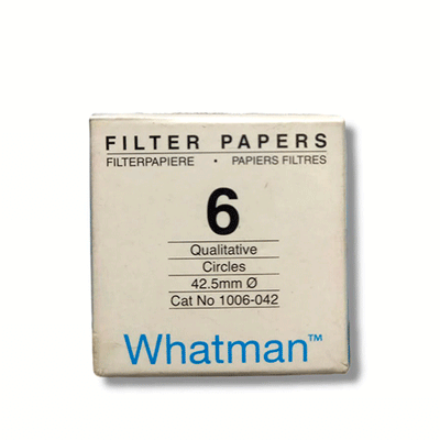 22204.  PAPEL FILTRO #6 4.25MM C/100 WHATMAN