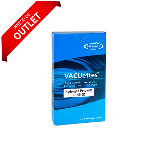 2461. PEROXIDO DE HIDROGENO REPUESTO 0-25/30-300PPM 30 PRUEBAS - CHEMETRICS