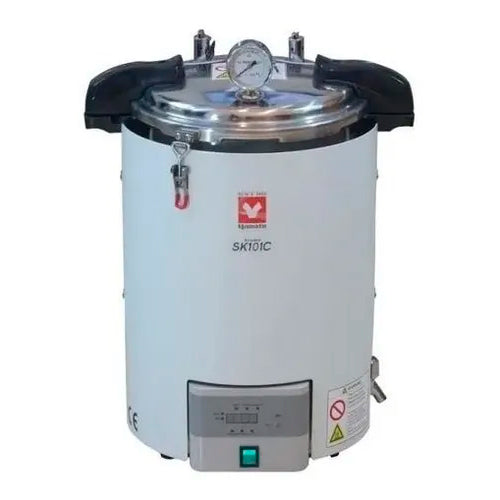 52470. AUTOCLAVE (ESTERILIZADOR) DE ACERO INOXIDABLE 18LT DIGITAL +50/126°C 280X275MM 100-120V YAMATO