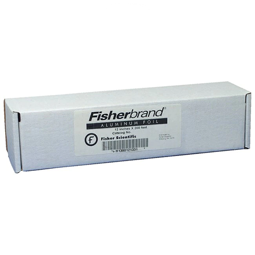 5604. PAPEL ALUMINIO 30CMX150MTS ESPESOR 18UM P/SELLAR PESAR Y TRANSFERIR MUESTRAS - FISHERBRAND