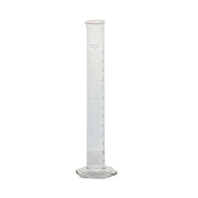 51558. PROBETA DE VIDRIO GRADUADA CLASE A 250ML ESCALA METRICA SIMPLE PAQUETE C/2 PIEZAS PYREX