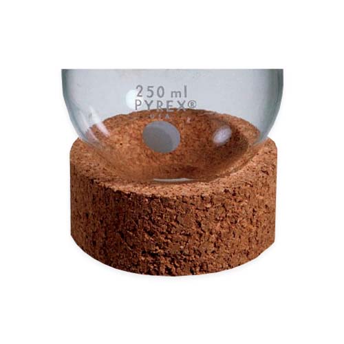 12064. BASE DE CORCHO P/MATRAZ DE 200 A 500ML PAQUETE C/2 PIEZAS - FISHERBRAND