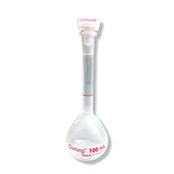 14116. MATRAZ VOLUMETRICO DE PLASTICO 100ML CLASE A C/TAPON DE POLIPROPILENO CONICO 14/23 - CORNING