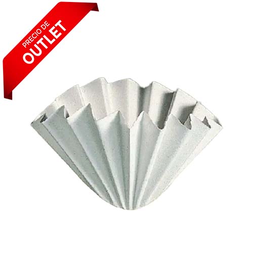 22335. PAPEL FILTRO CUALITATIVO ESTRIADO P8 15CM, 25UM  C/100 FISHERBRAND