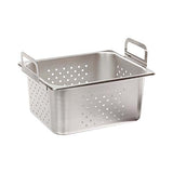 12795. BANDEJA DE ACERO INOXIDABLE PERFORADA 11.4LT (2.5GAL) P/BAÑO ULTRASONICO SERIE 5800 BRANSON