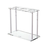 50833. GRADILLA DE ACRILICO TRANSPARENTE P/CONOS IMHOFF, 3 POSICIONES - NALGENE