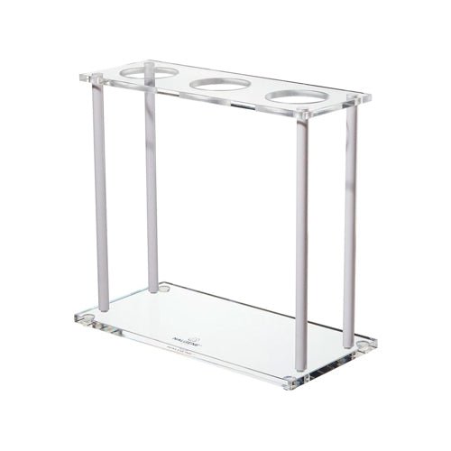50833. GRADILLA DE ACRILICO TRANSPARENTE P/CONOS IMHOFF, 3 POSICIONES - NALGENE