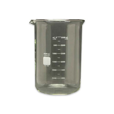 15083. VASO DE PRECIPITADO DE VIDRIO 4LT PARED GRUESA - PYREX