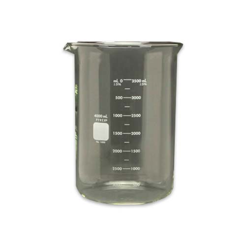 15083. VASO DE PRECIPITADO DE VIDRIO 4LT PARED GRUESA - PYREX