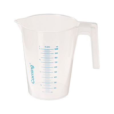 50042. JARRA DE PLASTICO GRADUADA C/ASA - PYREX