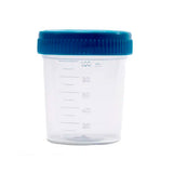 50026. VASO NO ESTERIL TAPA AZUL 7.2X7.0X6.0CM C/50 - SYM