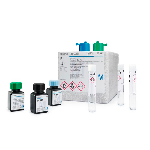 18758. TEST SULFATOS EN CUBETAS METODO FOTOMETRICO 5-250MG/L SO42 SPECTROQUANT C/25 PRUEBAS - MERCK