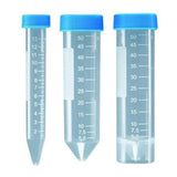 51027. TUBO P/CENTRIFUGA 50ML DE POLIPROPILENO, GRADUADO C/BASE, TAPA ROSCA C/250 - BRAND