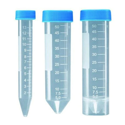 51027. TUBO P/CENTRIFUGA 50ML DE POLIPROPILENO, GRADUADO C/BASE, TAPA ROSCA C/250 - BRAND