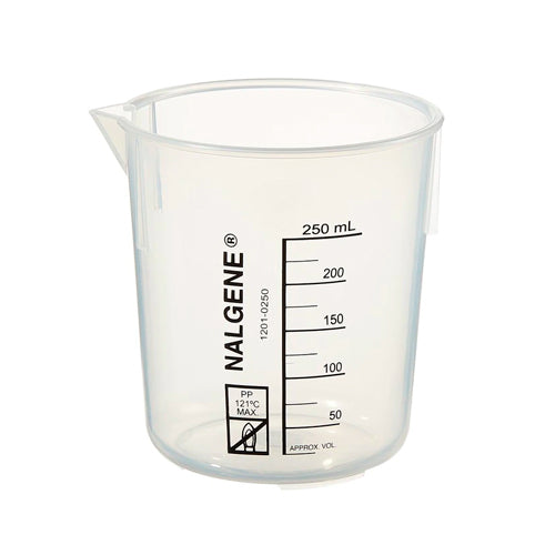 50375. VASO DE PRECIPITADO DE POLIPROPILENO 250ML - NALGENE