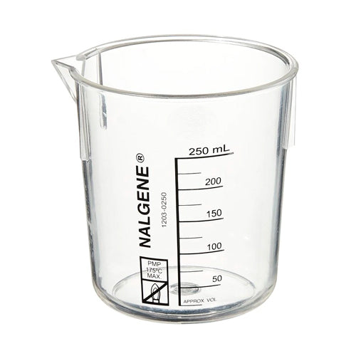 11080. VASO DE PRECIPITADO DE POLIMETILPENTANO 250ML - NALGENE