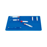 13279.TAPETE DE SILICONA COLOR AZUL 30.5 X 37.9 X 0.2CM P/TRABAJO EN LABORATORIO - HEATHROW