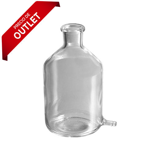 3461. BOTELLA ASPIRADORA DE VIDRIO 500ML C/TUBULACION - PYREX