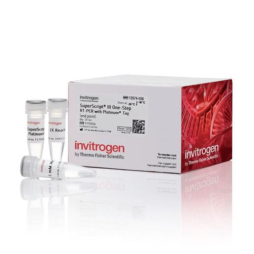53612. SUPERSCRIPT III ONE STEP RT-PCR SYSTEM WITH PLATINUM TAQ DNA POLIMERASA, 100 REACCIONES - INVITROGEN