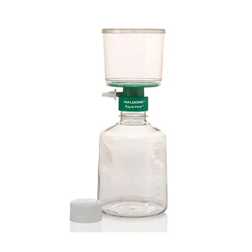 13626. SISTEMA DE FILTRACION 1000ML, MEMBRANA NITRATO DE CELULOSA 75MM, 0.2UM ESTERIL RAPID-FLOW NALGENE