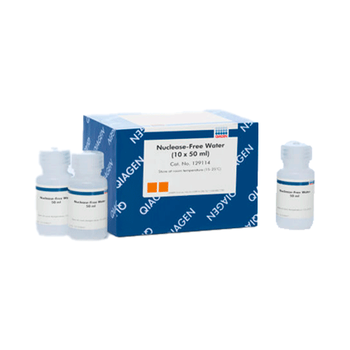 25806. AGUA LIBRE DE NUCLEASAS P/BIOLOGIA MOLECULAR 10 X 50ML QIAGEN