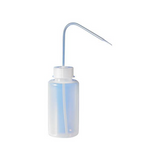 2744. PIZETA (FRASCO LAVADOR) 250ML BOCA ANCHA SALIDA SUPERIOR LDPE PYREX