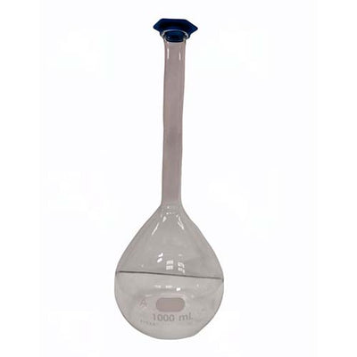 10959. MATRAZ VOLUMETRICO DE VIDRIO 1LT CLASE A C/TAPA A PRESION - PYREX