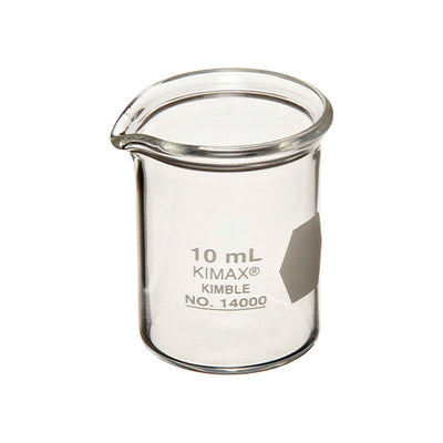 10840. VASO DE PRECIPITADO DE VIDRIO 10ML FORMA BAJA GRIFFIN C/5 KIMAX