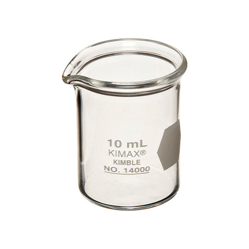10840. VASO DE PRECIPITADO DE VIDRIO 10ML FORMA BAJA GRIFFIN C/5 KIMAX