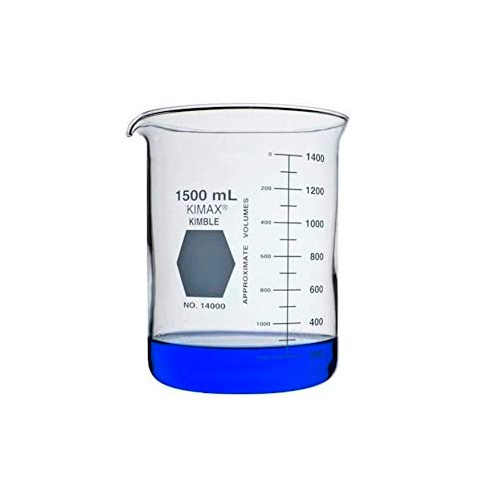 19744. VASO DE PRECIPITADO DE VIDRIO 1500ML FORMA BAJA GRIFFIN - KIMAX