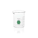 50287. VASO DE PRECIPITADO DE VIDRIO 250ML FORMA BAJA GRIFFIN DECORADO EN VERDE GRADUADO - KIMAX