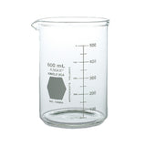 50845. VASO DE PRECIPITADO DE VIDRIO 600ML FORMA BAJA REFORZADO PARED GRUESA - KIMAX