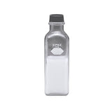 2928. FRASCO VIDRIO CLARO 200ML P/DILUCION DE LECHE, CUADRADO C/2 - KIMAX