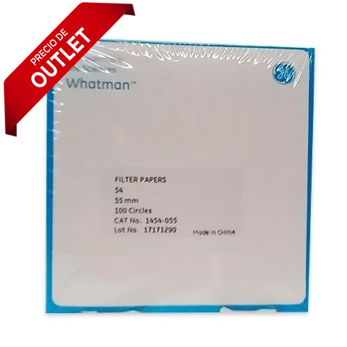 22933. PAPEL FILTRO #54 5.5CM C/100 WHATMAN