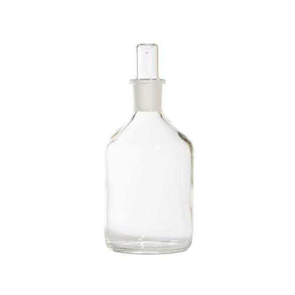 1380. FRASCO VIDRIO CLARO 125ML P/REACTIVO BOCA ANGOSTA C/TAPON ESMERILADO - PYREX