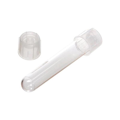 1396. TUBO DE CULTIVO FONDO REDONDO 14X100MM (14ML) POLIESTIRENO PAQUETE C/5 PIEZAS- NUNC
