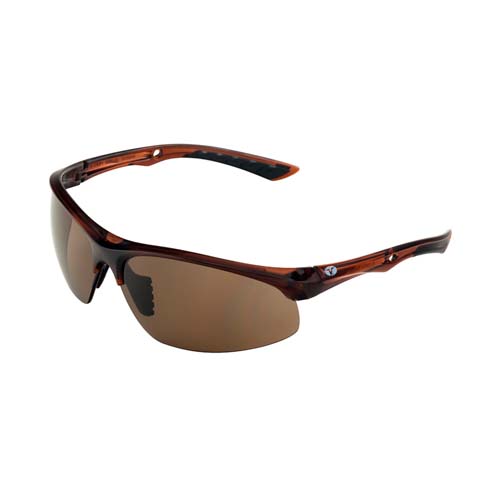 12036. LENTES DE SEGURIDAD DE POLICARBONATO VERATTI 528 C/MARCO CAFE, NARIZ AJUSTABLE - ENCON