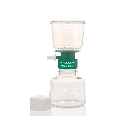 13633. SISTEMA DE FILTRACION 250ML, MEMBRANA NYLON 50MM, 0.45UM ESTERIL RAPID-FLOW C/12 PIEZAS - NALGENE