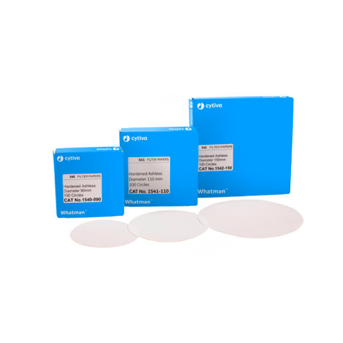 2520. PAPEL FILTRO #541 12.5CM C/100 WHATMAN