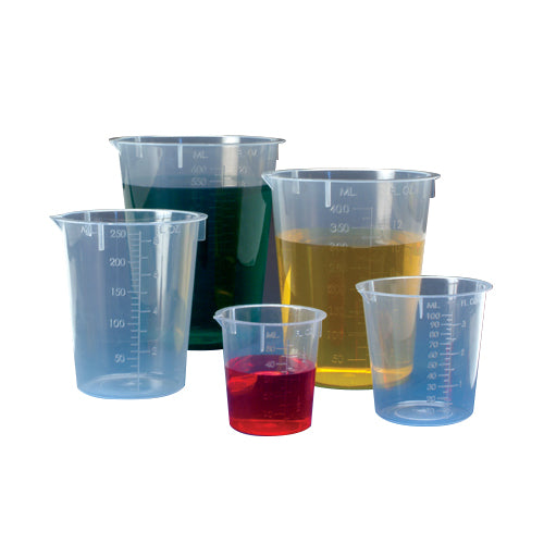 4733. VASO DE PRECIPITADO DE PP 150ML GRADUADO DESECHABLE C/1000, BMP-BK-150 - BIOMEDICAL POLYMERS